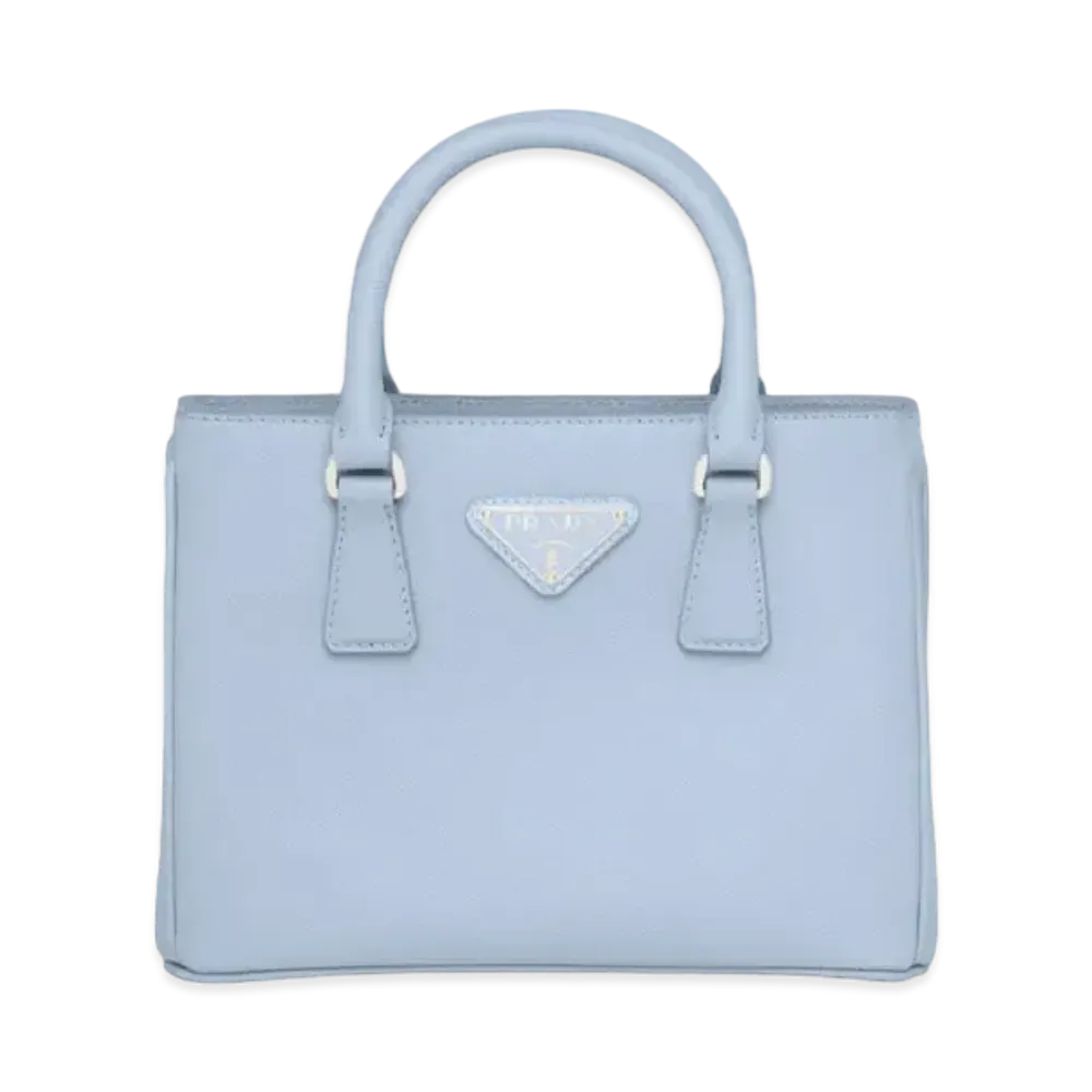 Prada Galeria Saffiano Leather Mini Bag "Light Blue"