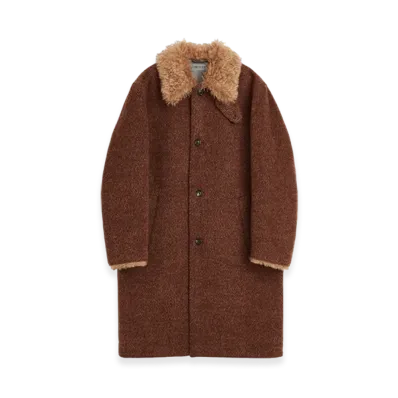 OUR LEGACY Work Shop Polare Coat "Ruggine Herringbone Marrone"
