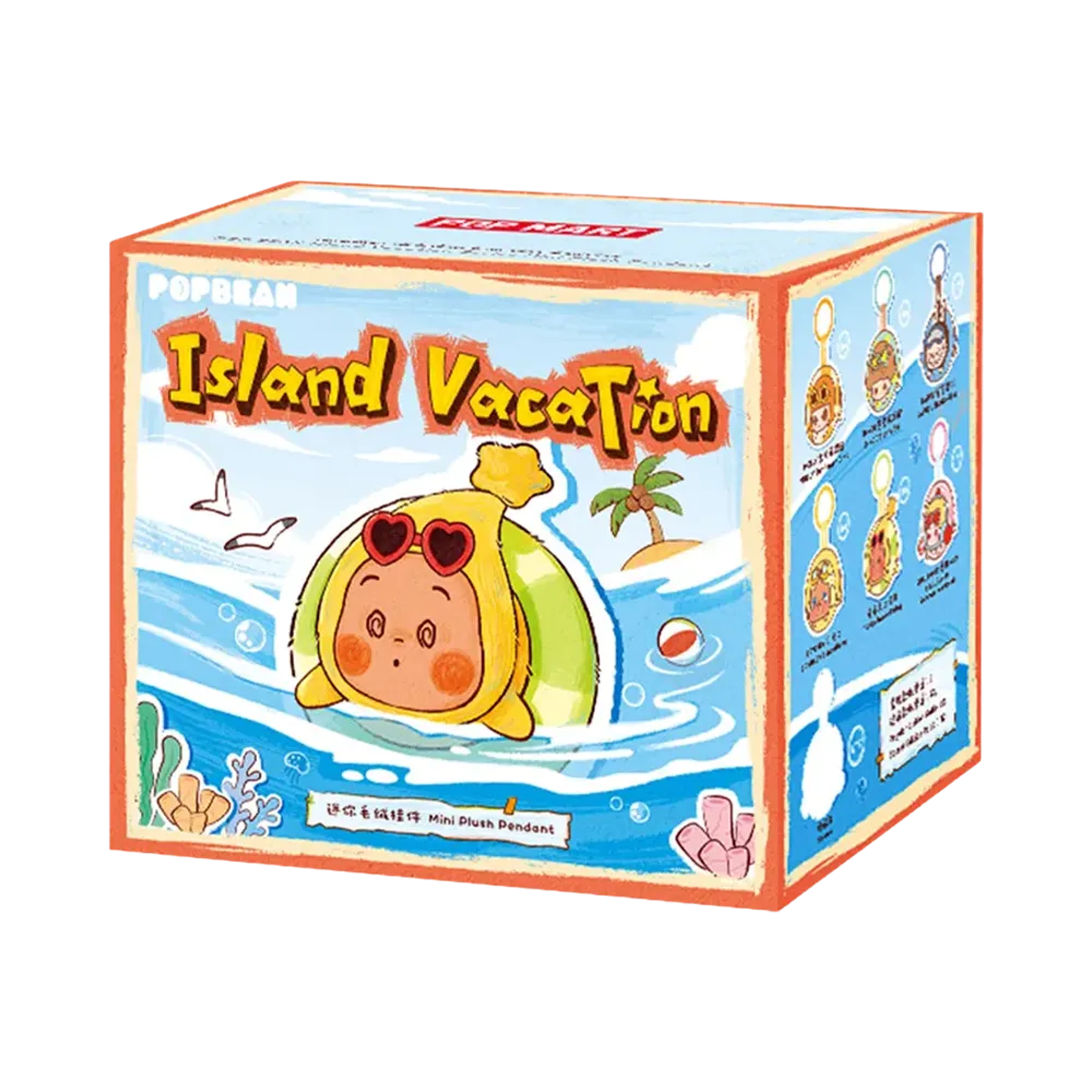 POP MART POP BEAN Island Vacation Series Mini Plush Pendant [Piece]