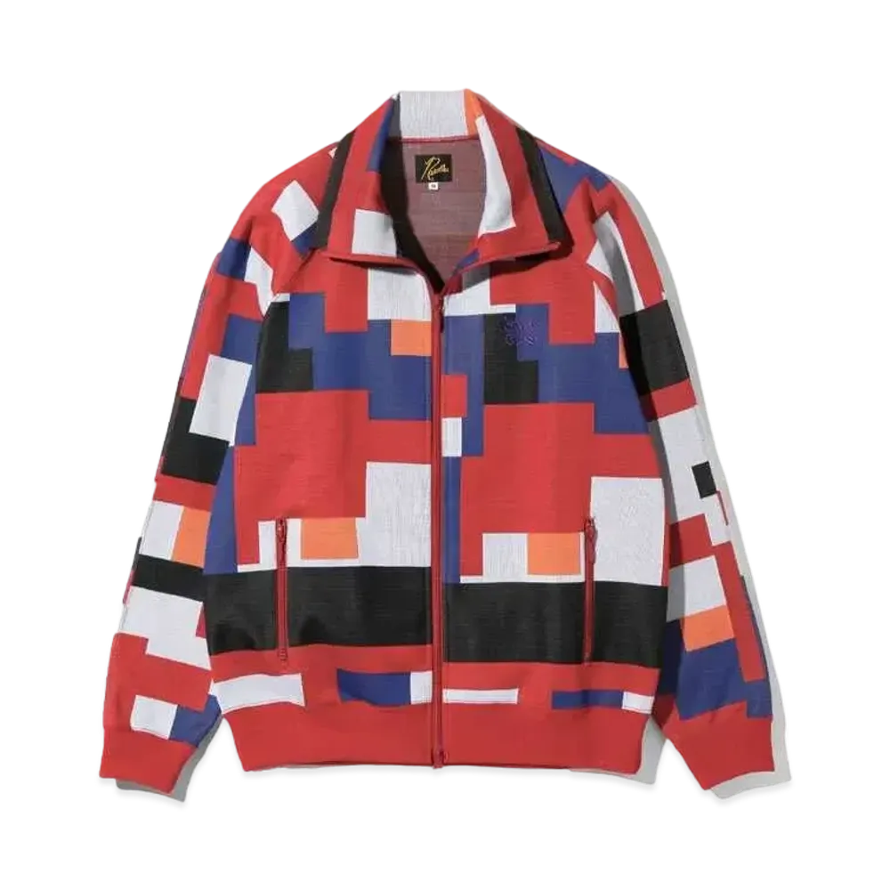 Needles for NEPENTHES Track Jacket - Poly Jq. "Multi Block"