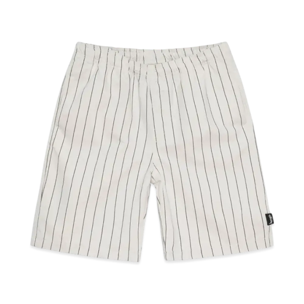 Stussy Brushed Beach Shorts "Bone Stripe"