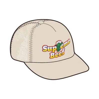 Supreme Beef Mesh Back 5-Panel "Tan"