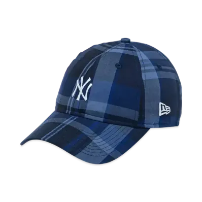 9TWENTY BLACK LABEL SS25 New York Yankees Madras Check "Navy"