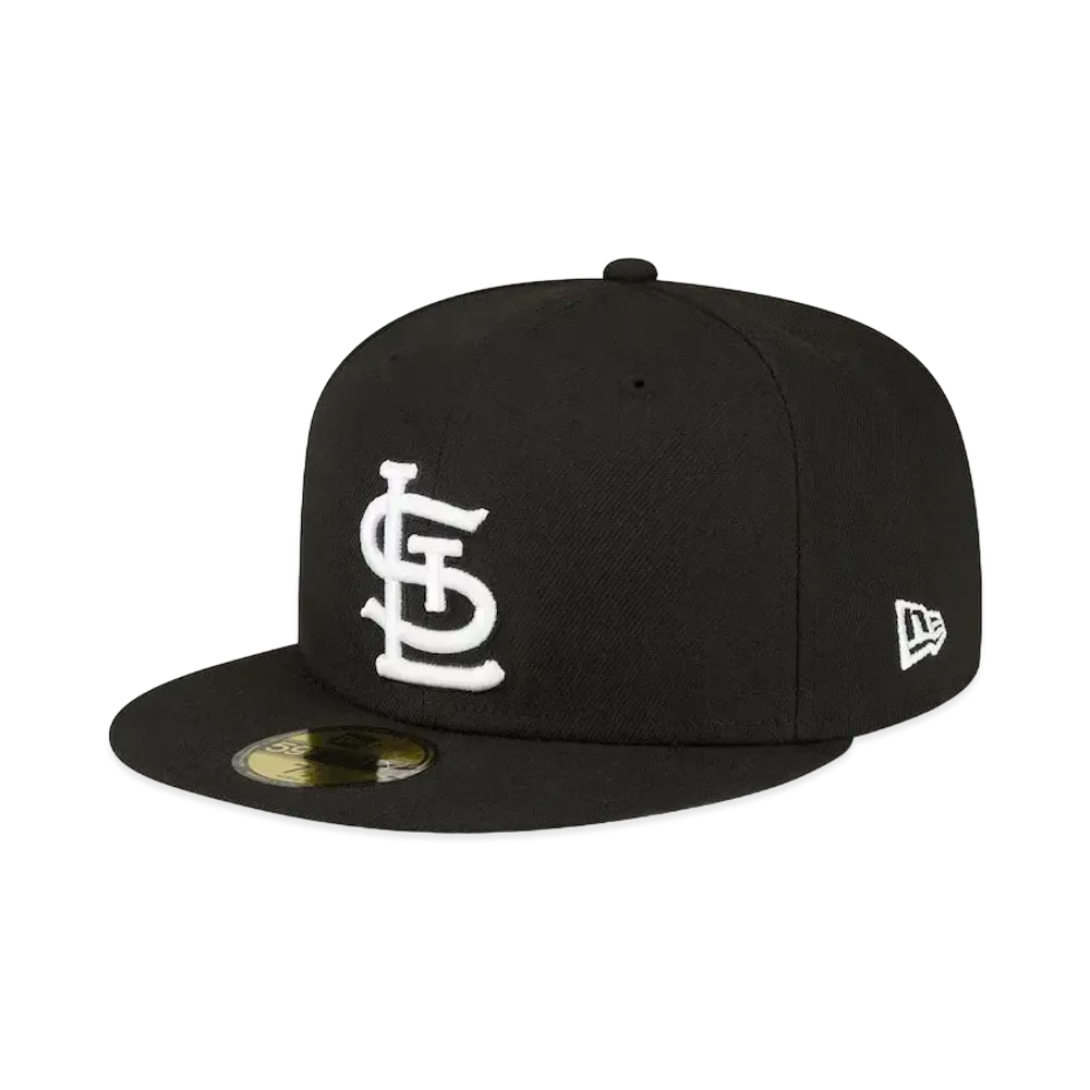 NEW ERA 5950 SIDEPATCHBW 12837 STLCAR WS BLK JP "Black"