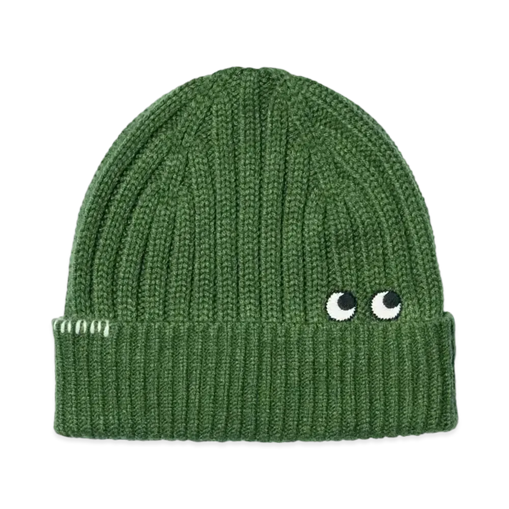 Uniqlo X Anya Hindmarch Heattech Knit Beanie "Green"