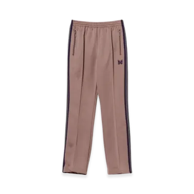 NEEDLES Narrow Track Pants Poly Smooth "Taupe"
