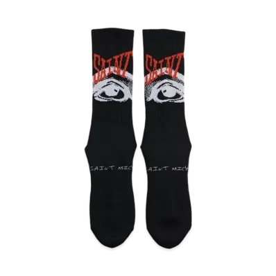 SAINT Mxxxxxx SOCKS EYES "Black"