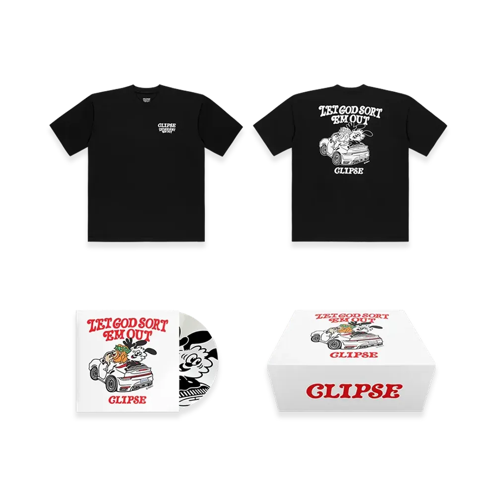 VERDY x CLIPSE Let God Sort Em Out Tee Box Set 2 "White"