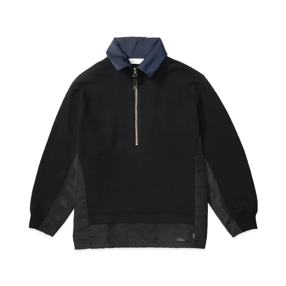 PORTER x TOGA Half zip sweatshirt SP "Black"