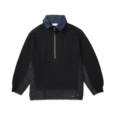 PORTER x TOGA Half zip sweatshirt SP "Black"