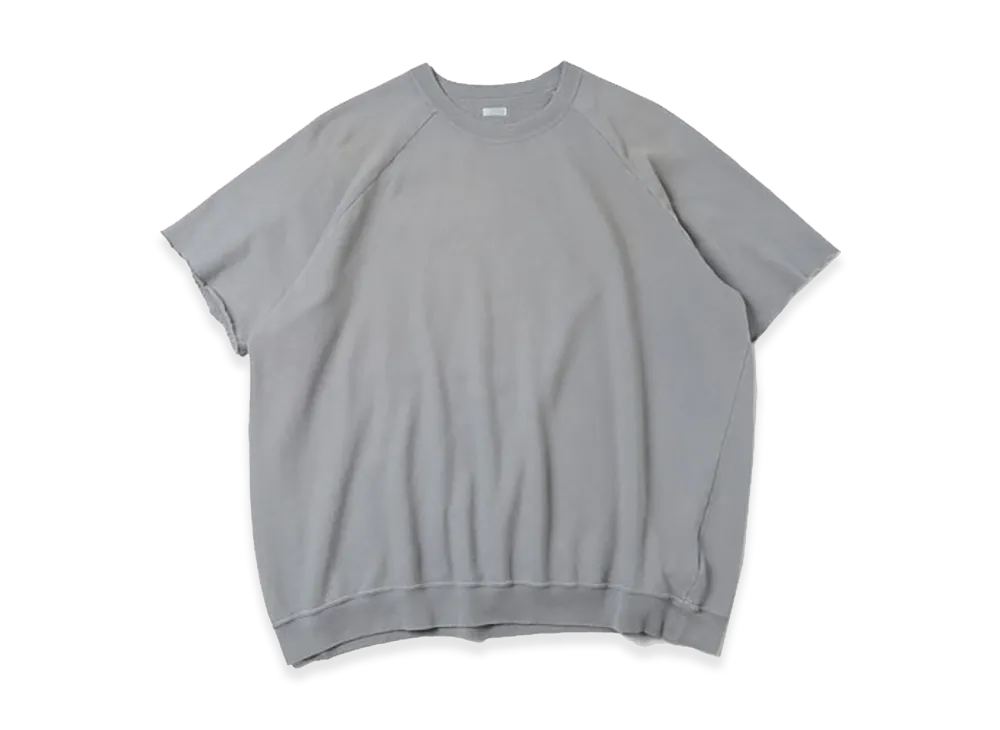 A.PRESSE Vintage Light Weight S/S Sweatshirt "Gray"