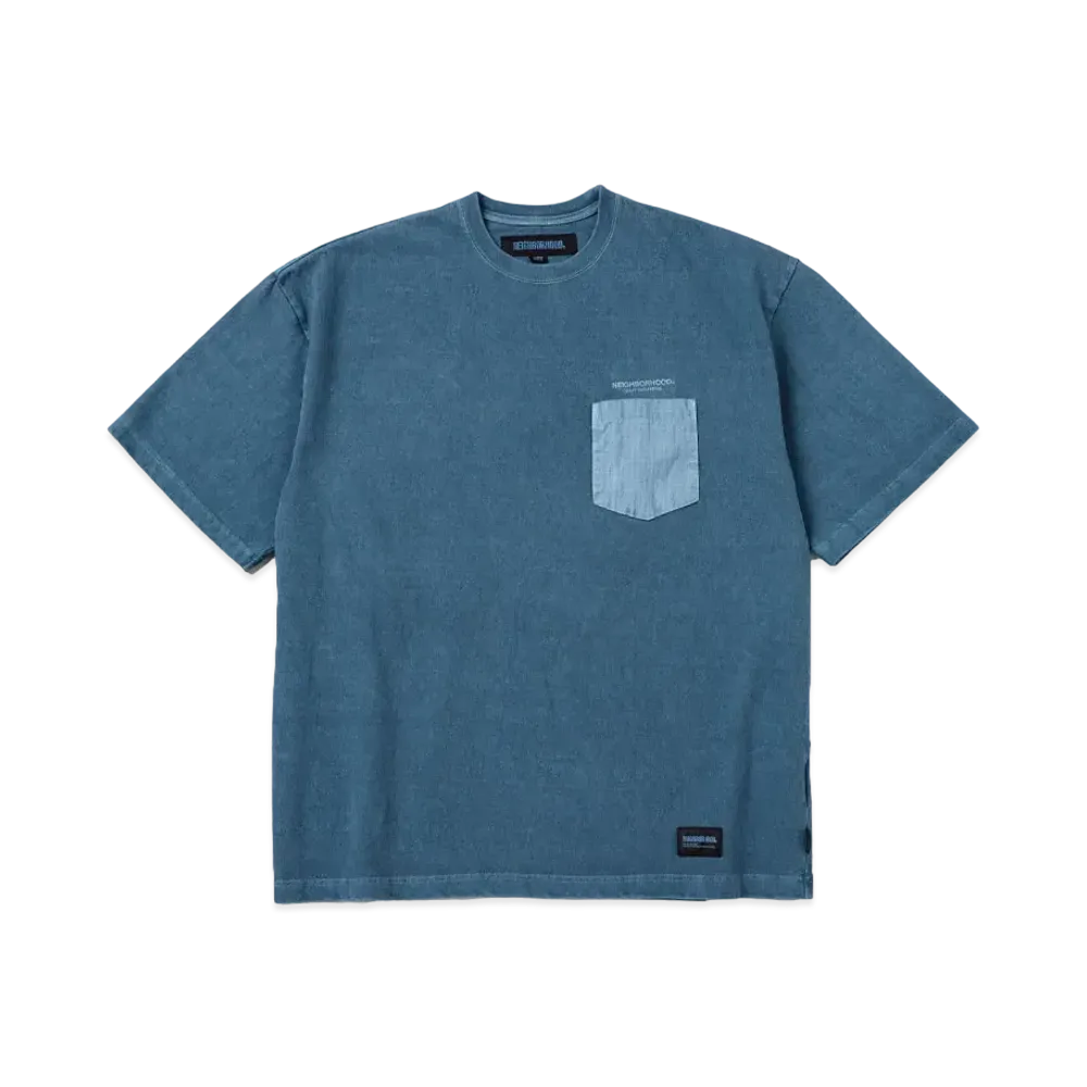 NEIGHBORHOOD Pigment Dyed Crewneck SS "Navy"