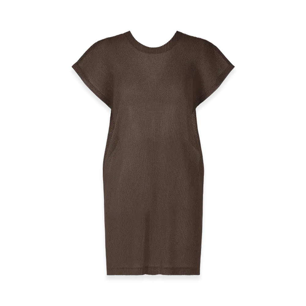 PLEATS PLEASE ISSEY MIYAKE Tatami July "Dark Brown"