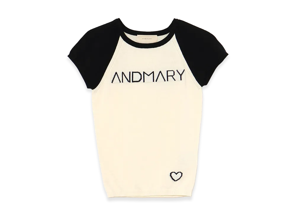 ANDMARY Women's Mary Logo Knit Tops 