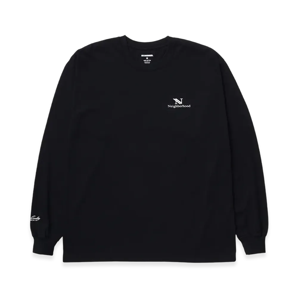 NEIGHBORHOOD NH. Tee LS-3 "Black"