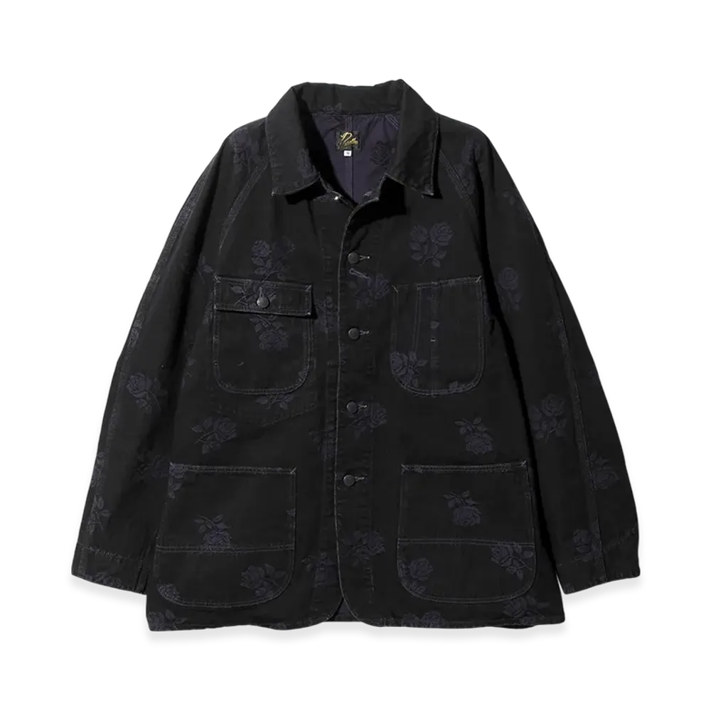NEEDLES Coverall - 10Oz Denim/Rose JQ. "Black"