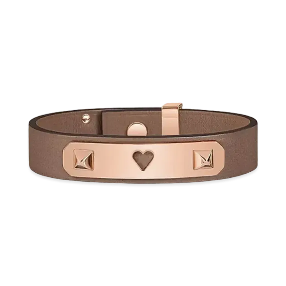 Hermes As De Coeur Bracelet "Etoupe"
