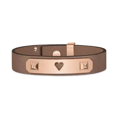 Hermes As De Coeur Bracelet "Etoupe"