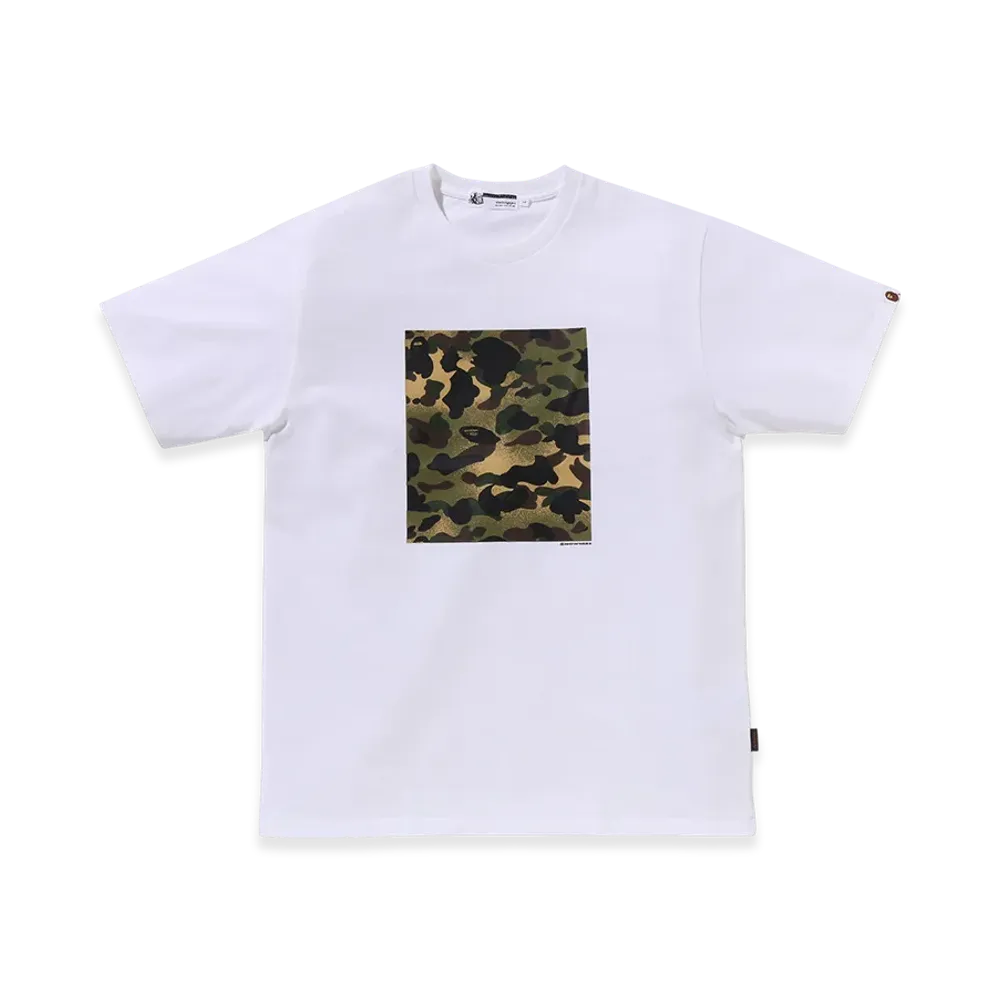 A BATHING APE Mixed 1St Camo Tee M Bape Legacy "White"