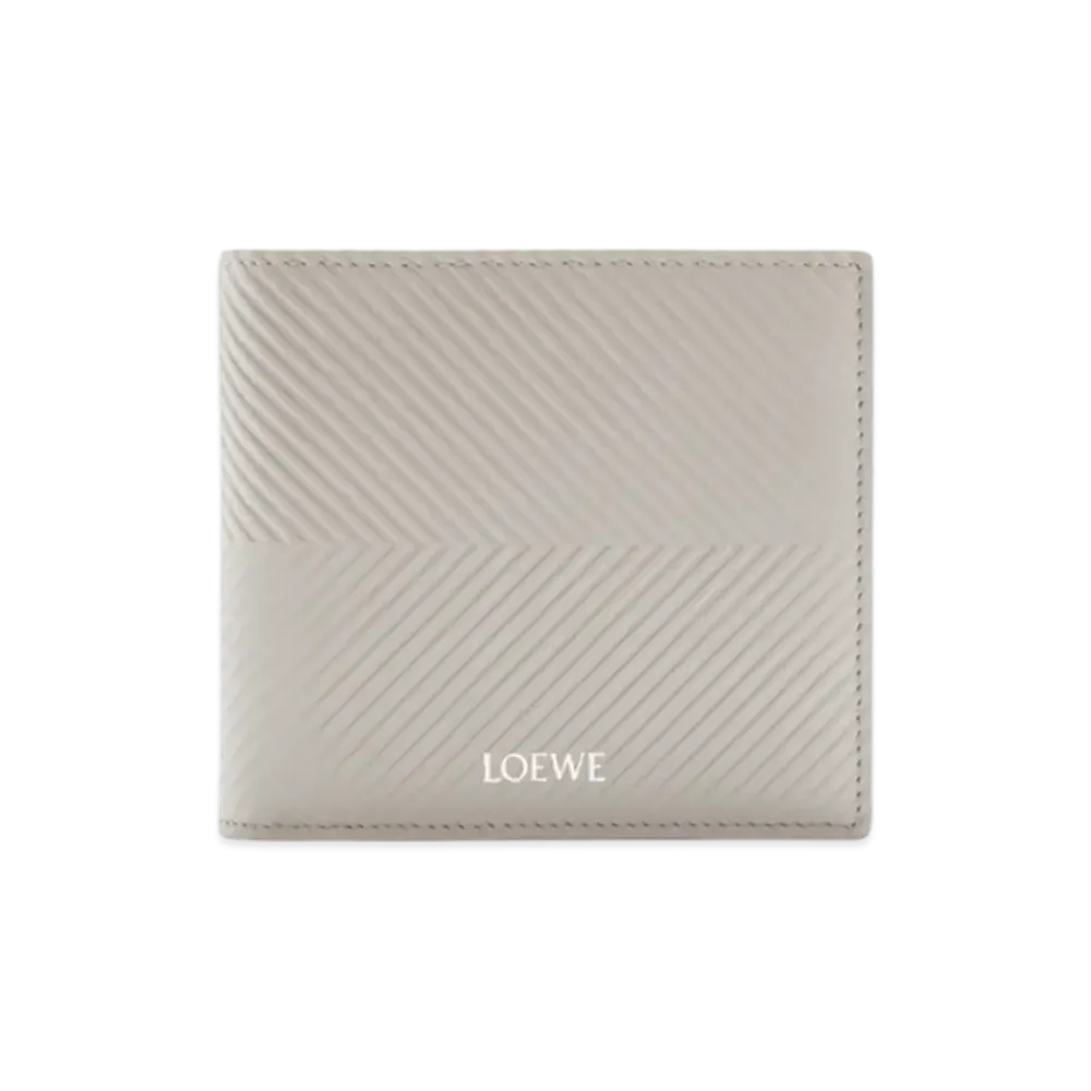 LOEWE Bifold Coin Wallet "Shell Grey"
