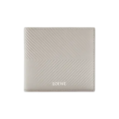 LOEWE Bifold Coin Wallet "Shell Grey"