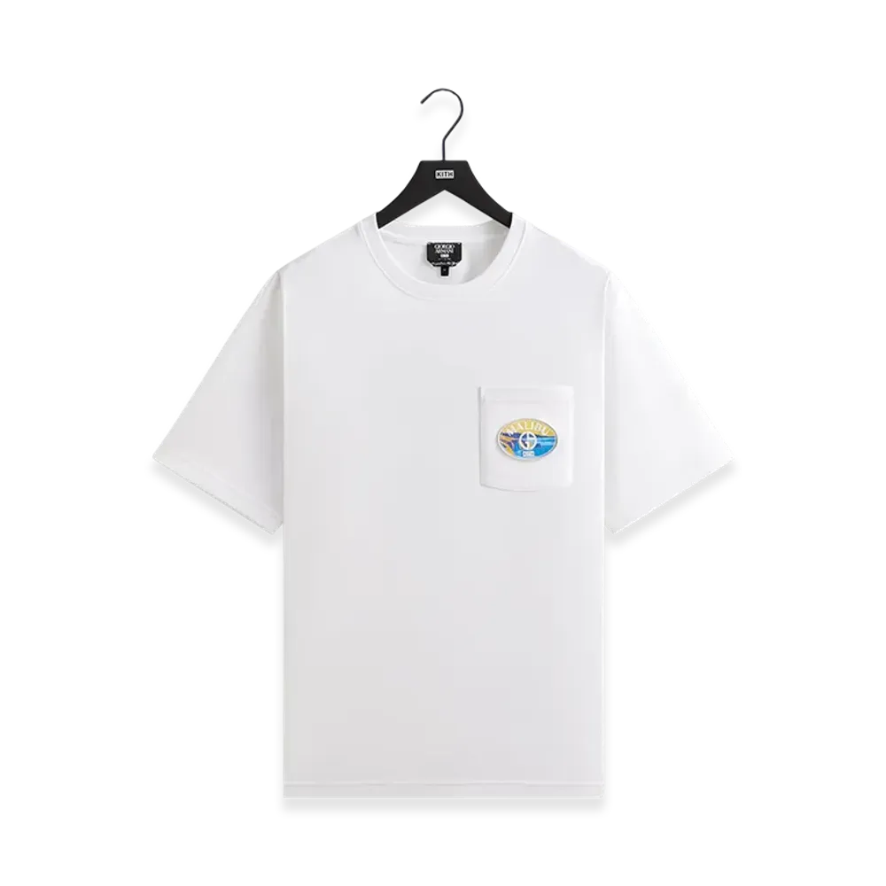 Kith x Giorgio Armani Malibu Pocket Tee "White"