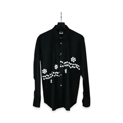 COMME des GARCONS HOMME PLUS Button Broadcloth Shirt "Black"