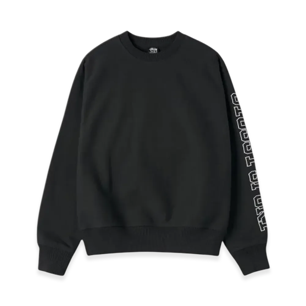 Stussy Sport Embroidered Crew "Black"