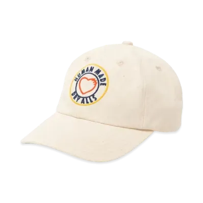 HUMAN MADE 6 Panel Twill Cap #2 "White"