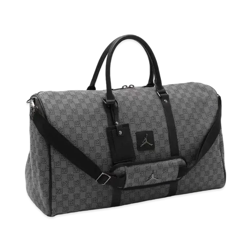 Nike Jordan Brand Monogram Duffle Bag (40L) "Dark Smoke Grey"