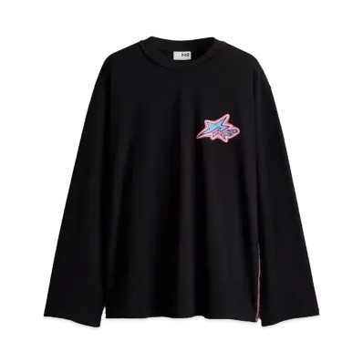 HERONPRESTON x H&M H2 Long Sleeve Jersey Top "Black/Star"