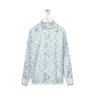 LOEWE Shirt "White/Blue"