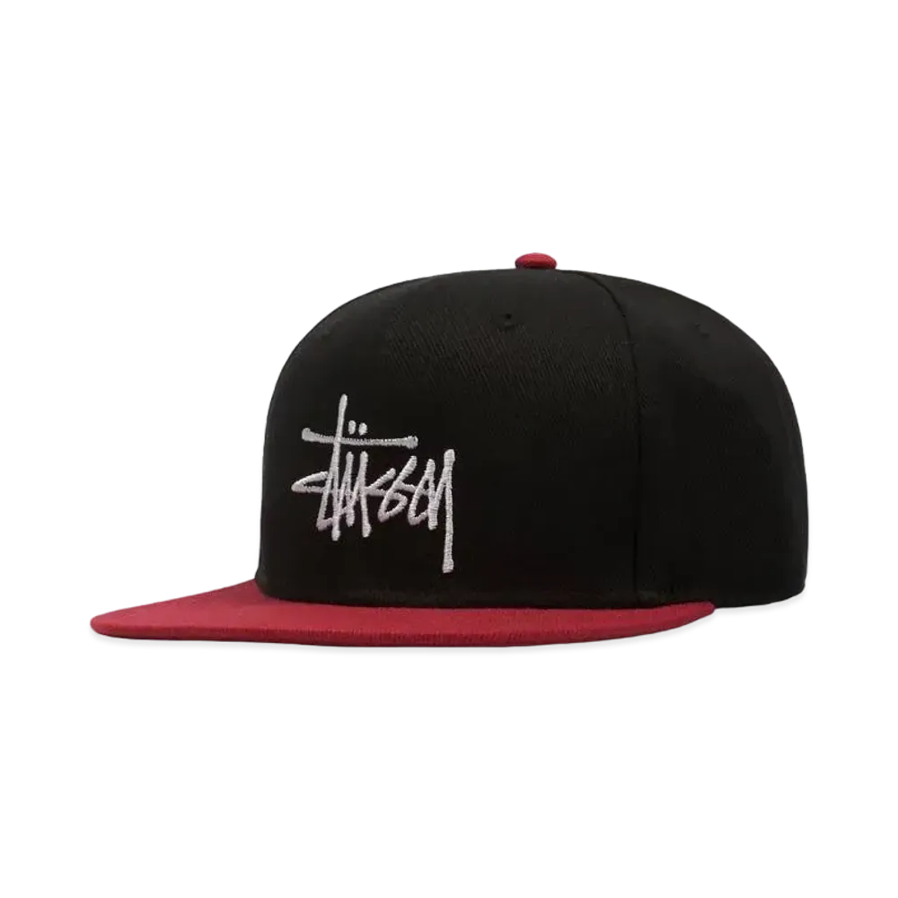 Stussy 2TONE TEAM STRAPBACK CAP "Black"