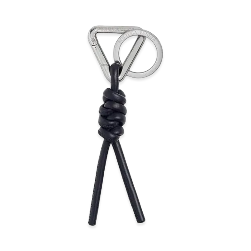Bottega Veneta Triangle Keyring "Nocturnal"
