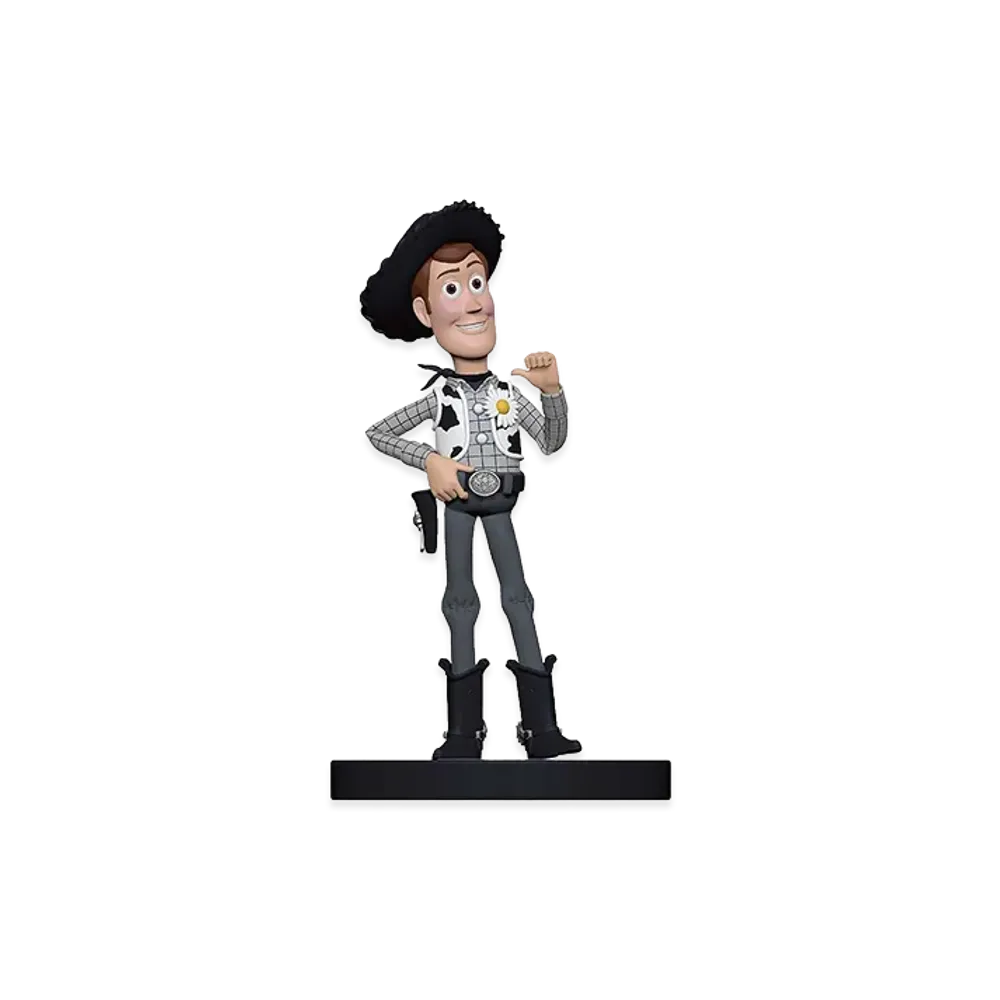 PEACEMINUSONE x Toy Story THE FIRST FAN Art Toy Figure Woody "Gray" / G-DRAGON