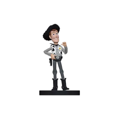 PEACEMINUSONE x Toy Story THE FIRST FAN Art Toy Figure Woody "Gray" / G-DRAGON