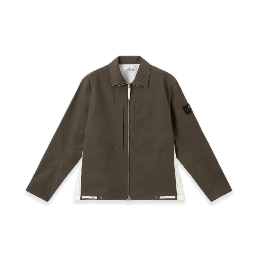 Stone Island 1200024 Tela Resinata "Military Green"