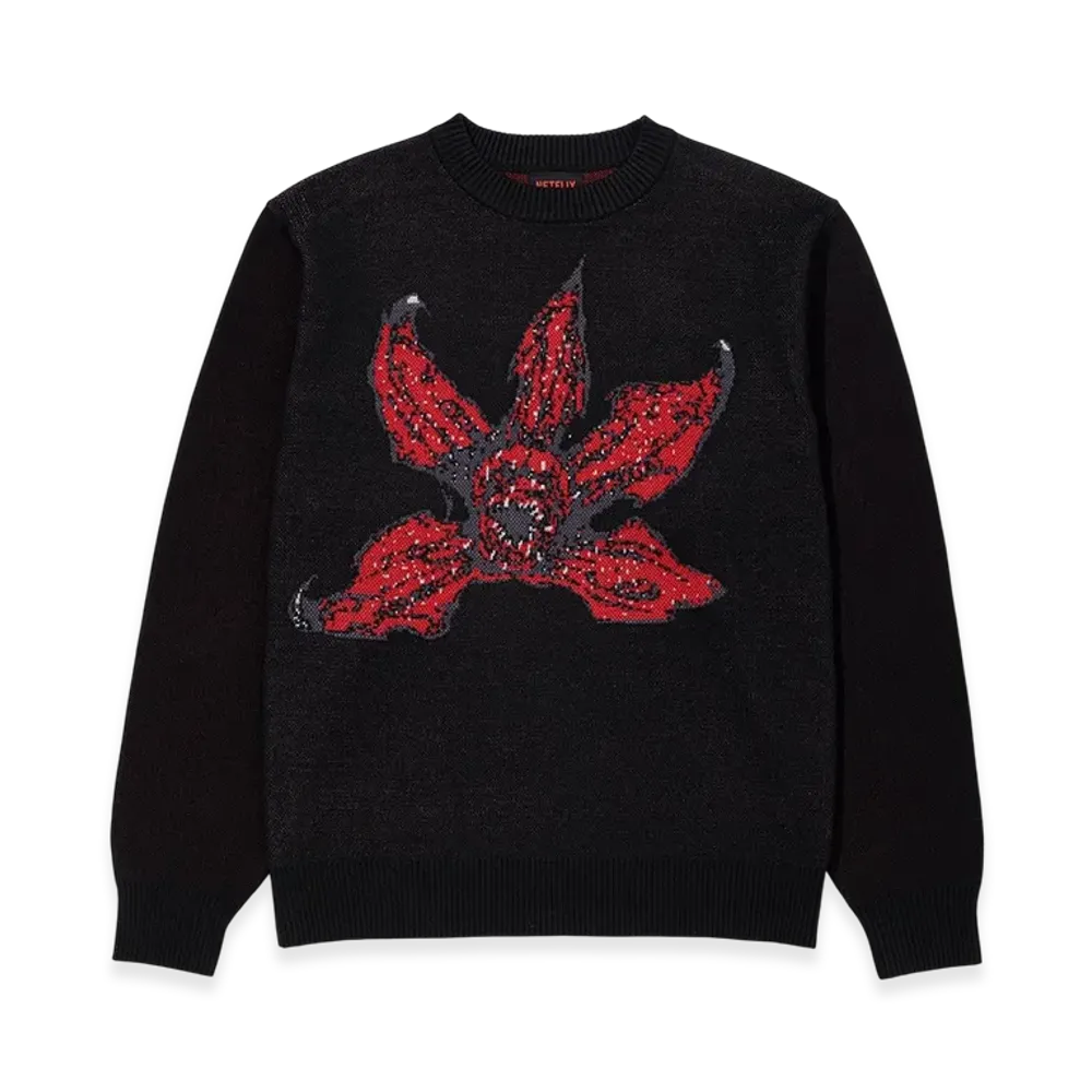 Netflix Stranger Things x V.A. Sweater DEMOGORGON "Black"