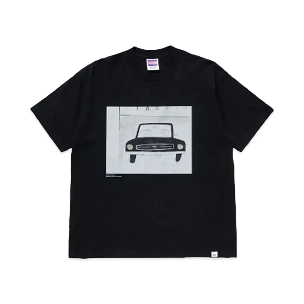 Bedwin & the heartbreakers S/S PRINTED TEE "RYAN" "BLACK"