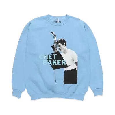 WACKO MARIA CHET BAKER / SWEAT SHIRT #3 "Blue"