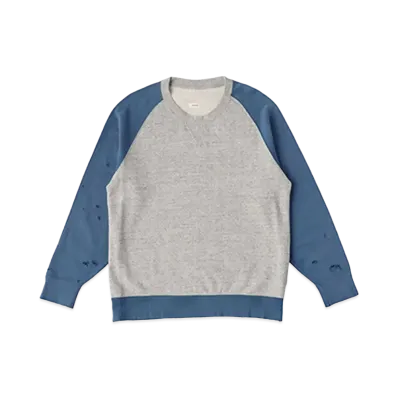 VISVIM JUMBO SWEAT L/S CRASH "Grey"