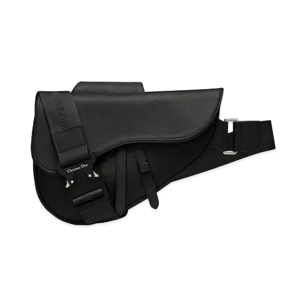 Dior Saddle Bag Grained Calfskin "Black"