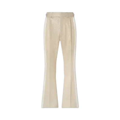 AMIRI Sequin Boucle Double Pleated Pant "Champagne"