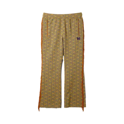 Needles for NEPENTHES Fringe Boot-Cut Track Pant - Poly Jq. "Mustard"