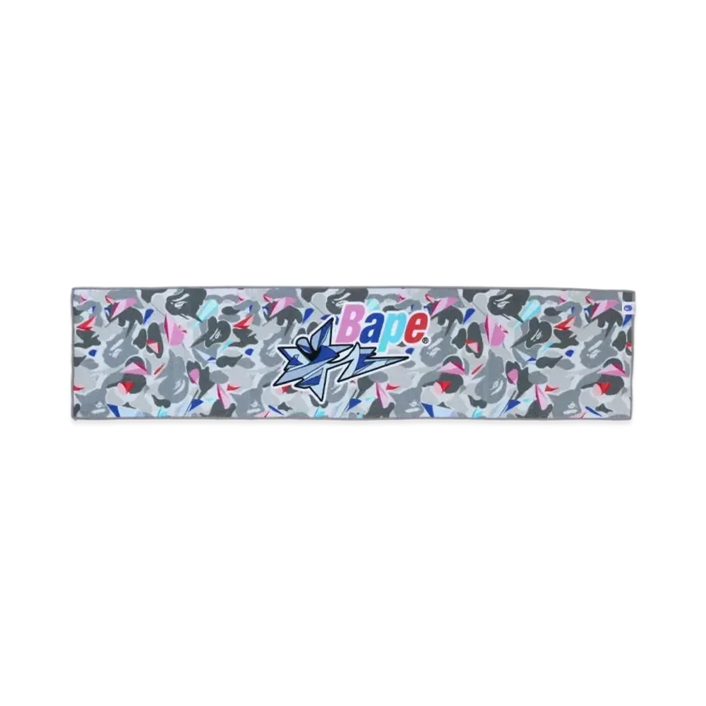 A BATHING APE x LOUIS DE GUZMAN Camo Sports Towel "Multi"