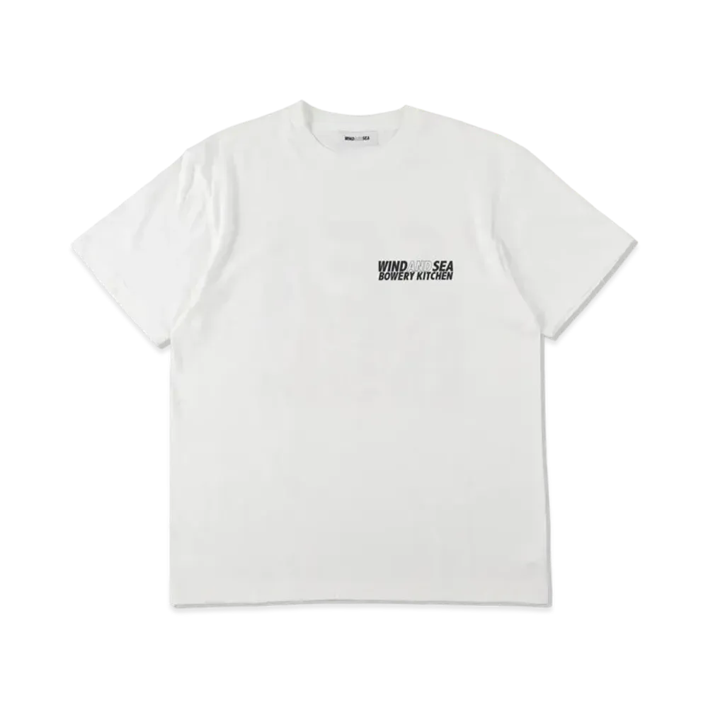 WIND AND SEA BOWERY KITCHEN X WDS S/S TEE (WDS) "White"