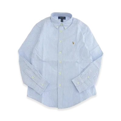 Ralph Lauren Long Sleeve Shirt "Light Blue Stripe"
