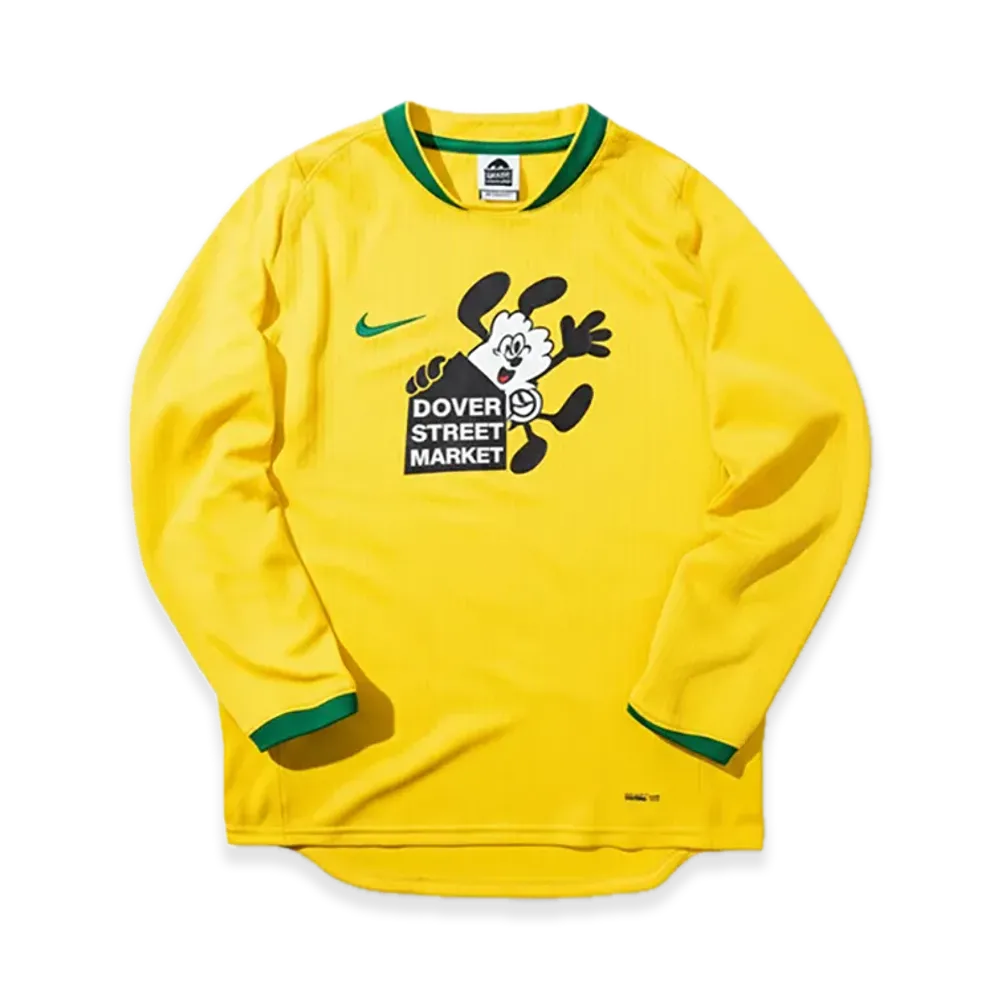 Dover Street Market x VERDY x Nike Vick Vintage L/S Jersey "Yellow"