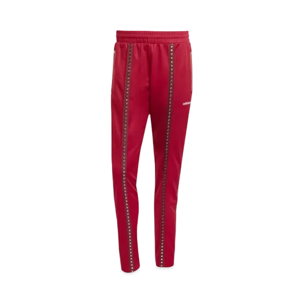 adidas Originals Retro Sports Cricket Inspired Track Pants "Rust Red"