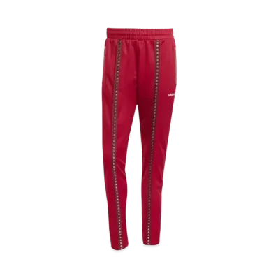 adidas Originals Retro Sports Cricket Inspired Track Pants "Rust Red"